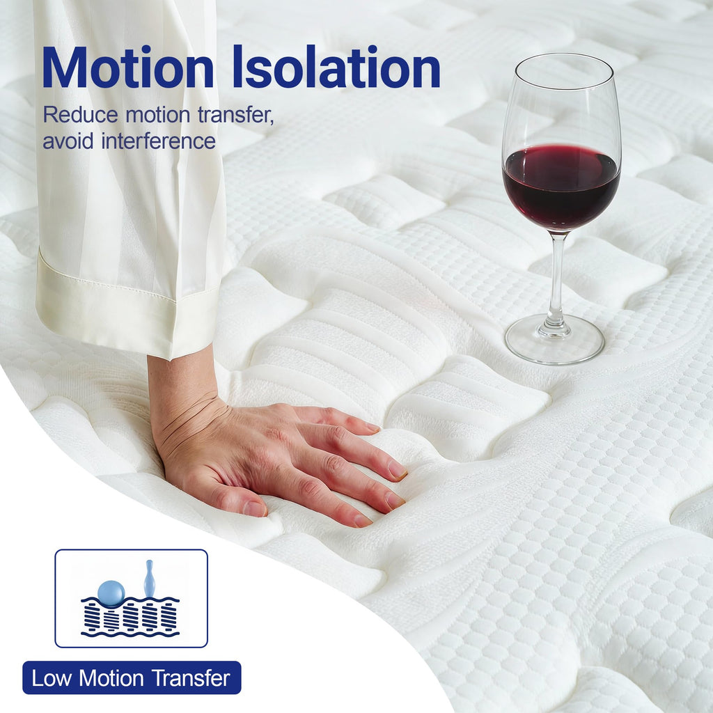Full 12 Inch Hybrid Mattress with Memory Foam M939434