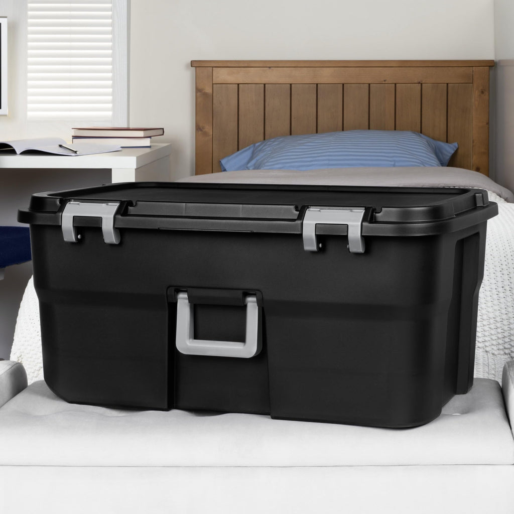 22 Gallon Rolling Storage Trunk with Wheels and Handle X456180