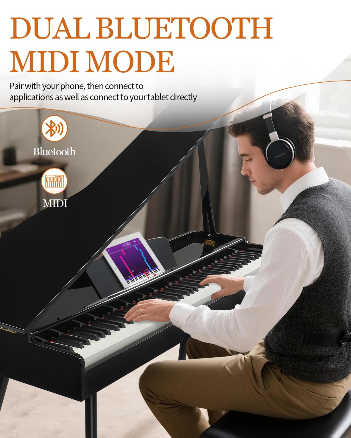 88 Key Weighted Action Digital Piano O441899