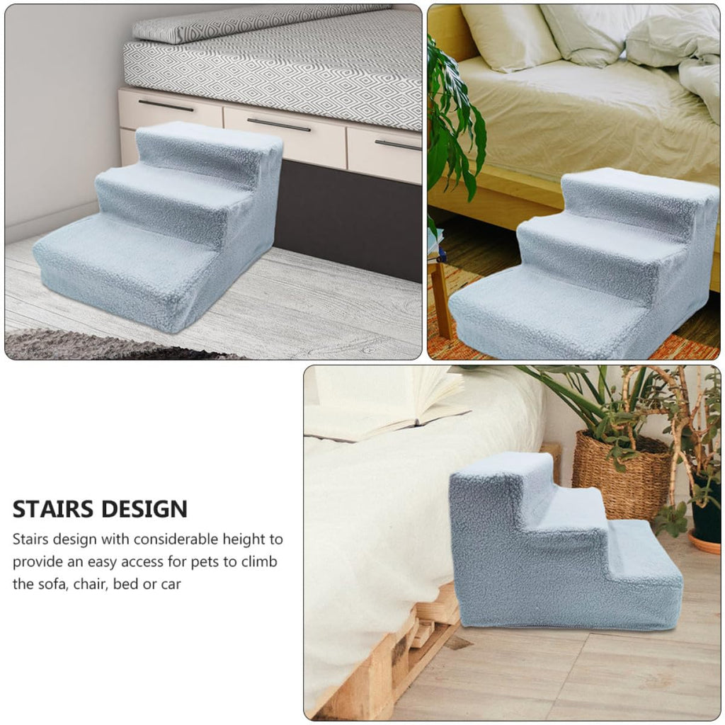 Gray Non-Slip Pet Stairs M866