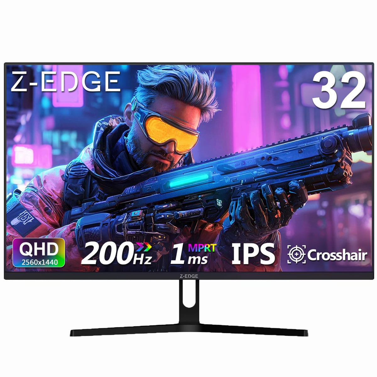 32 inch IPS Gaming Monitor QHD 1440P 200Hz D62807