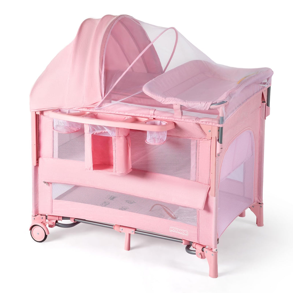 9 in 1 Bedside Bassinet with Changing Table E435375
