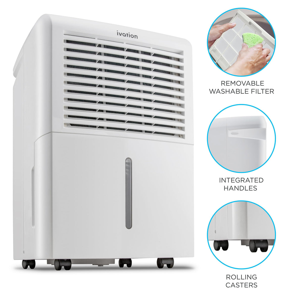 50 Pint Dehumidifier with Pump & Drain Hose U651157