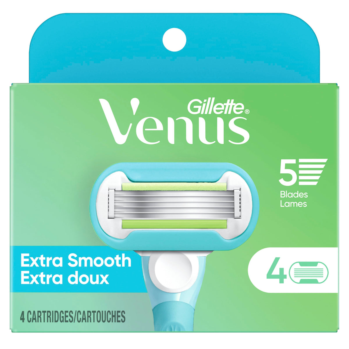 4 Count Womens Razor Blade Refills T5779