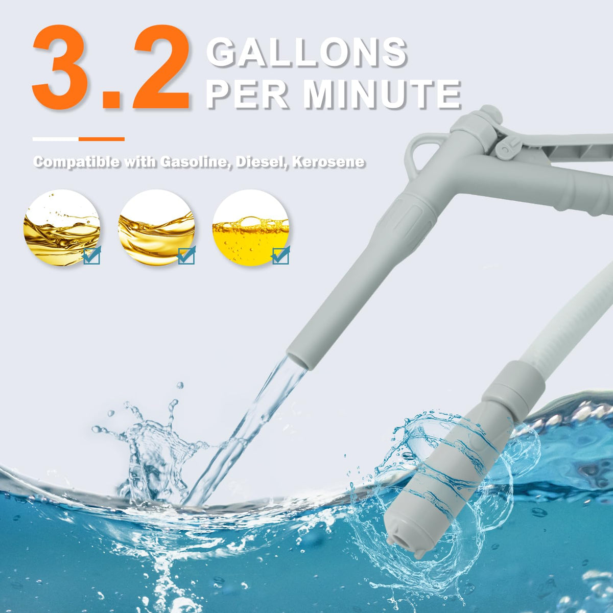 Portable Gas Can Fuel Pump R510