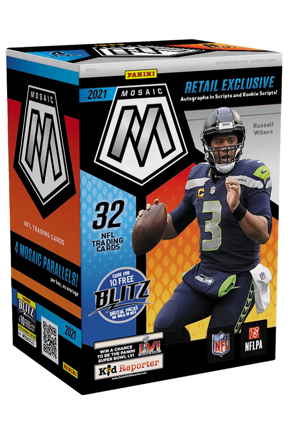 2021 Panini Mosaic NFL Football Blaster Box 32 Cards M584
