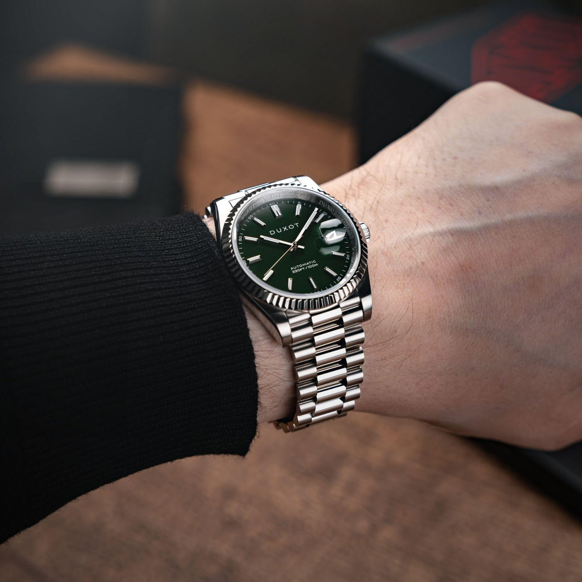 Men's 40mm Automatic Stainless Steel Watch Y617