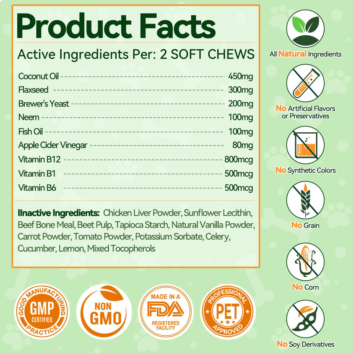 Flea and Tick Prevention for Dogs Chewables 200 Ct M327