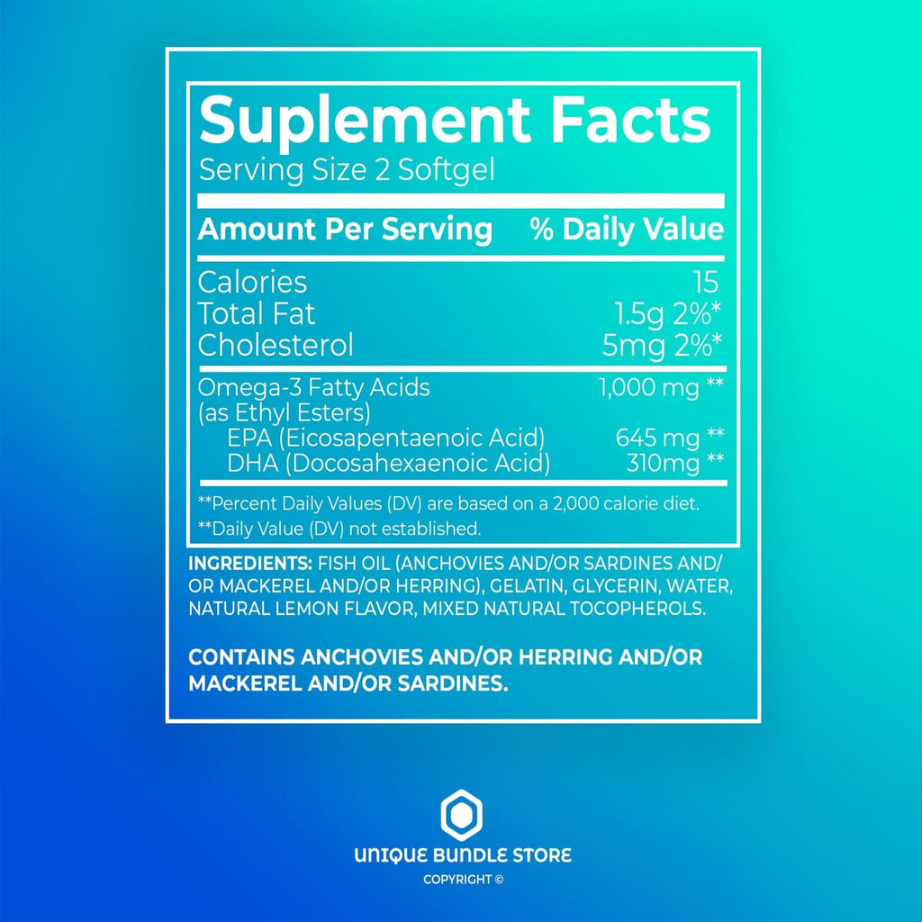 Lemon Flavor Fish Oil Omega 3 Softgels with EPA DHA M3971