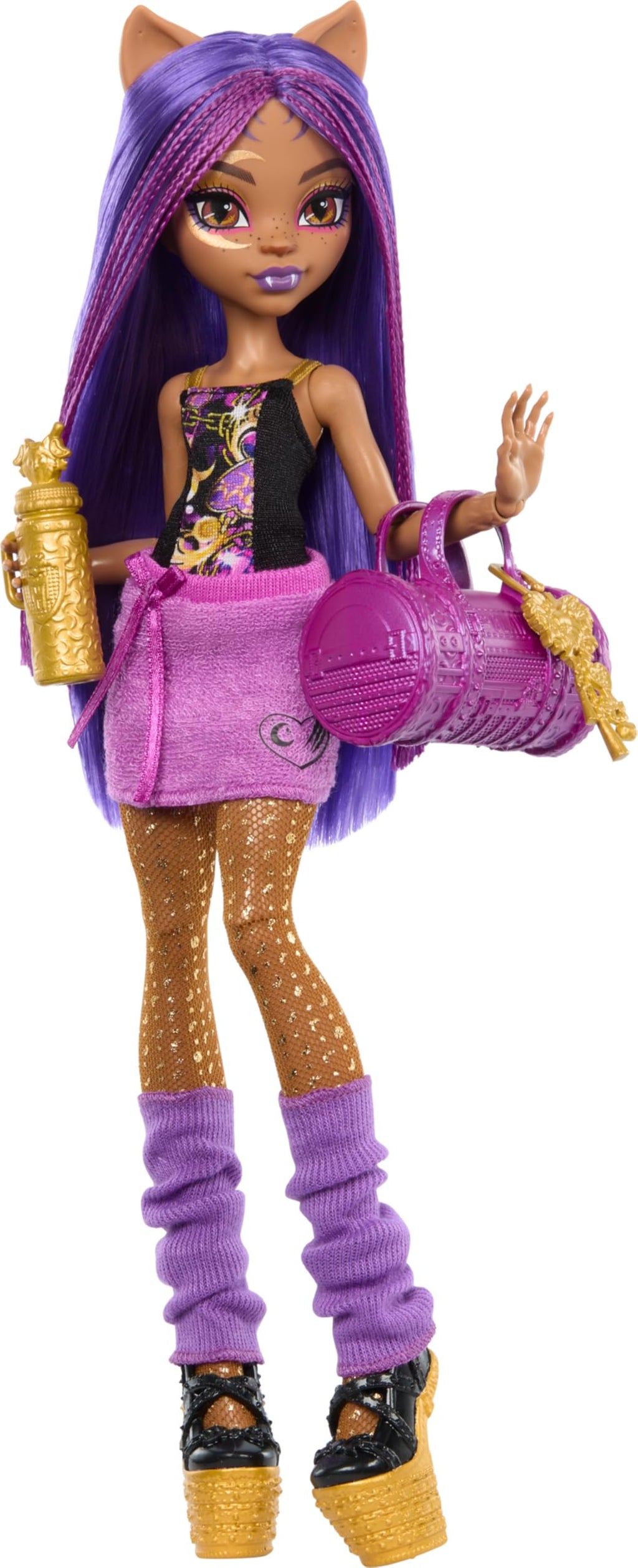 Doll with Wardrobe and 19 Accessories N32304