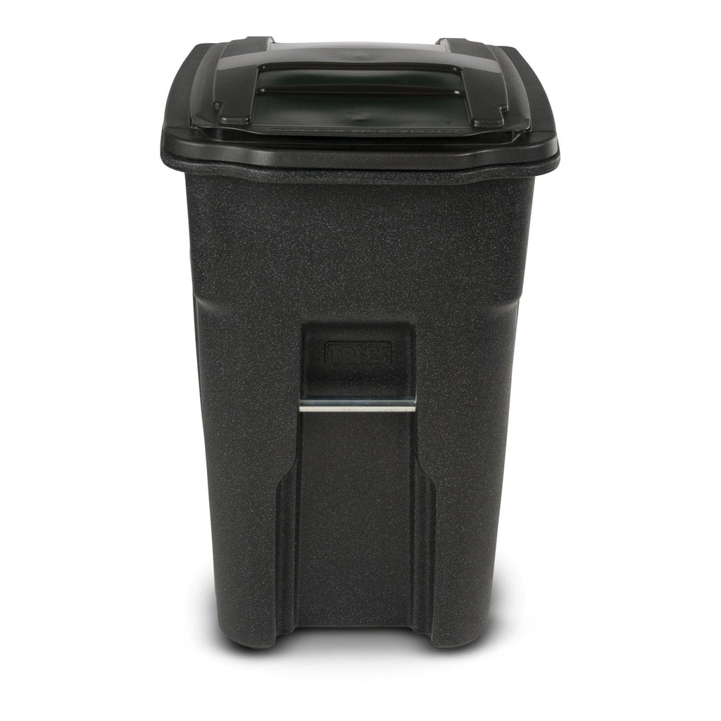 Blackstone Trash Can with Wheels and Attached Lid, 48 Gallon X668