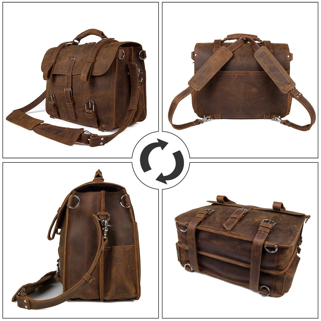 Leather Messenger Bag E935454