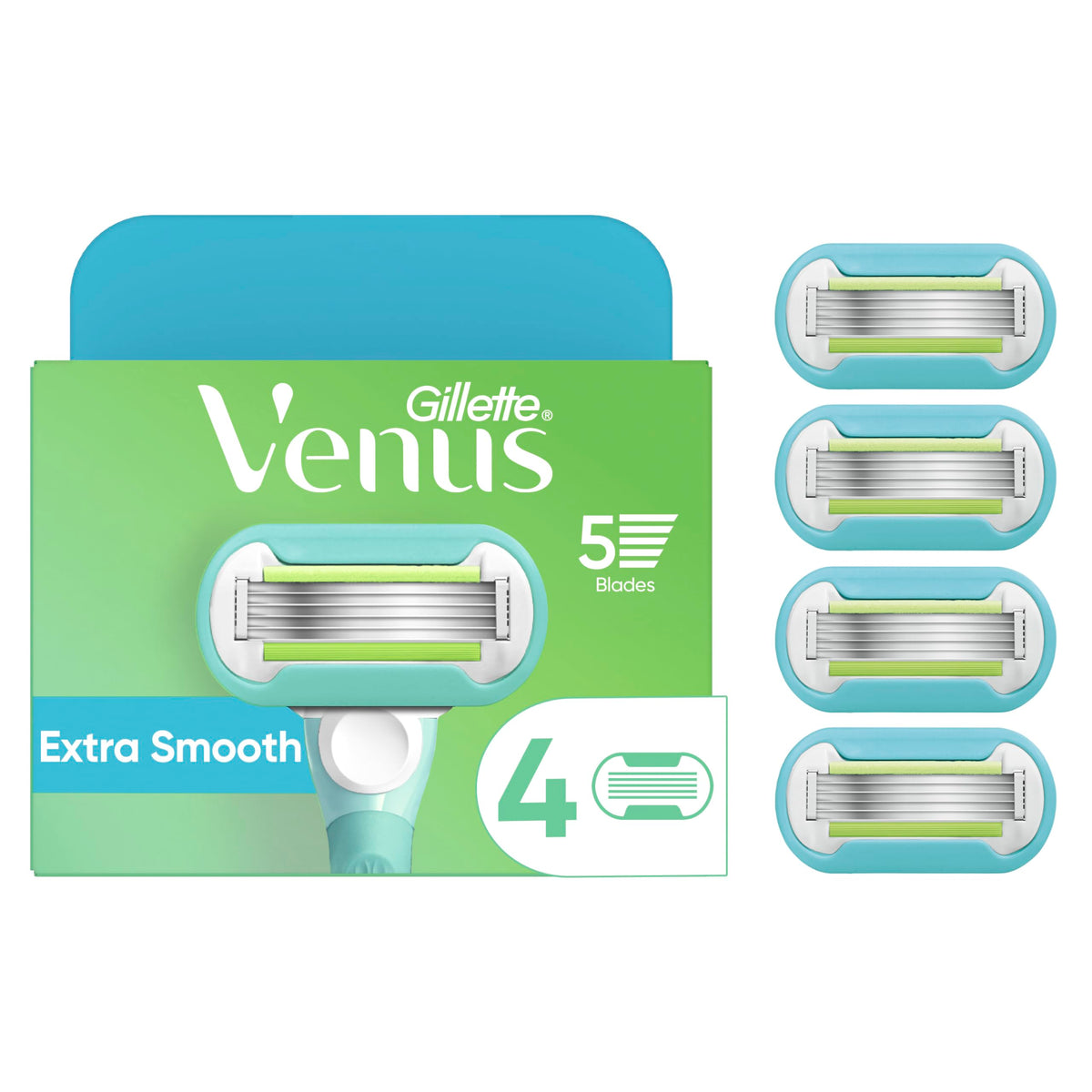 4 Count Womens Razor Blade Refills T5779