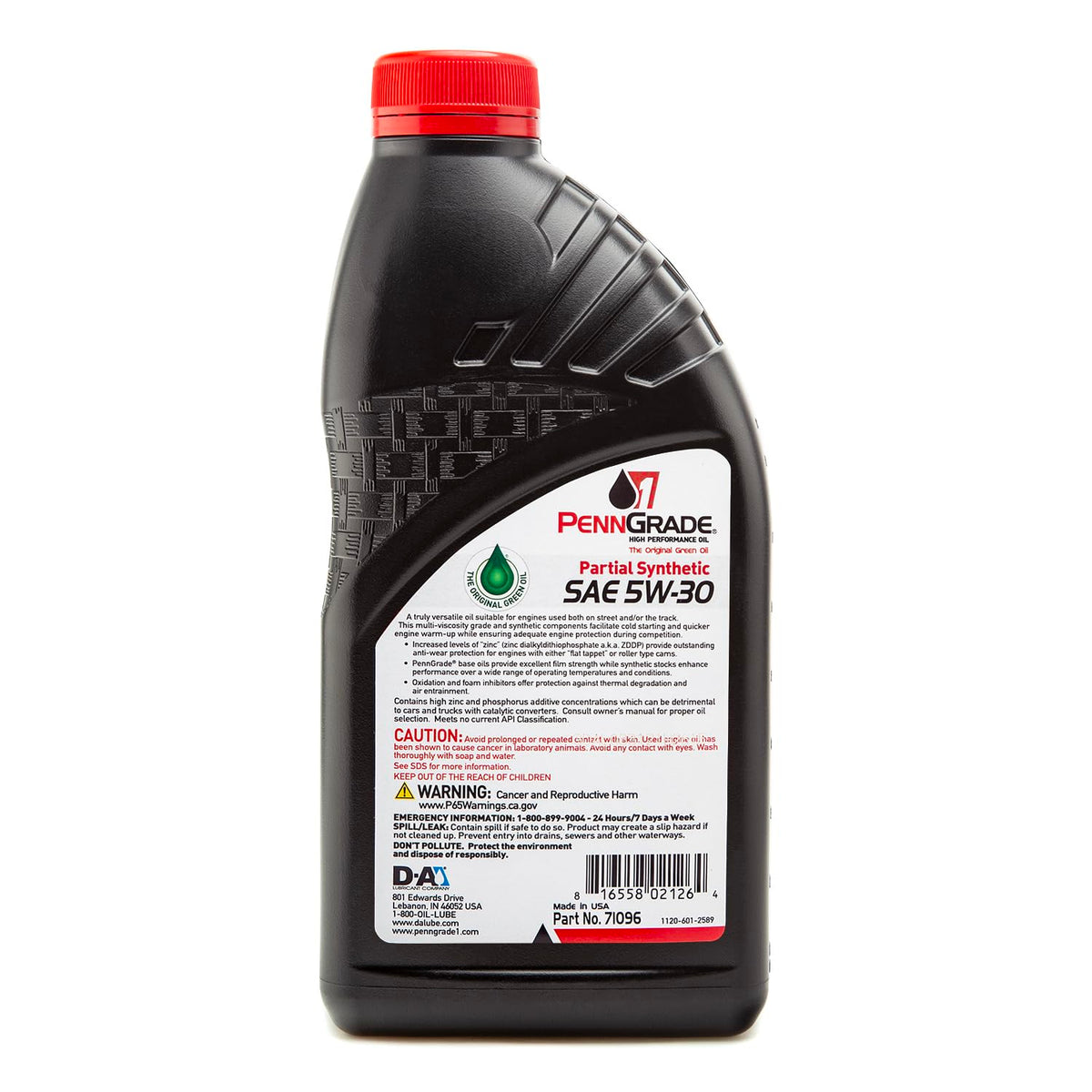 Synthetic Blend High Performance Oil SAE 5W-30 1 Quart 12 Pack M51233