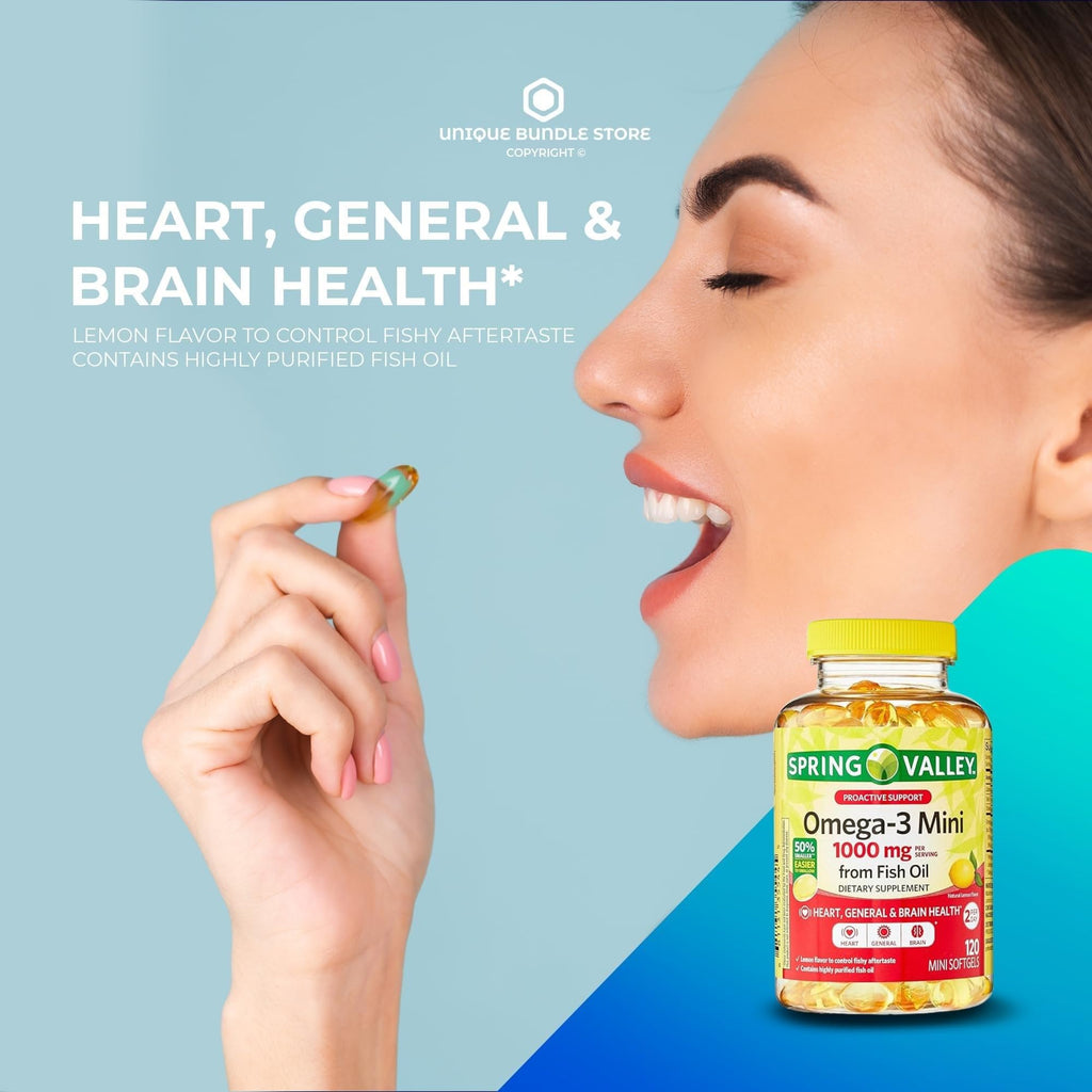 Lemon Flavor Fish Oil Omega 3 Softgels with EPA DHA M3971