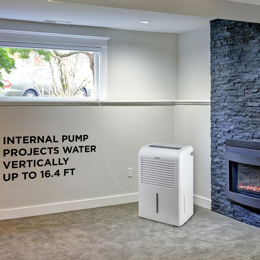 50 Pint Dehumidifier with Pump & Drain Hose U651157