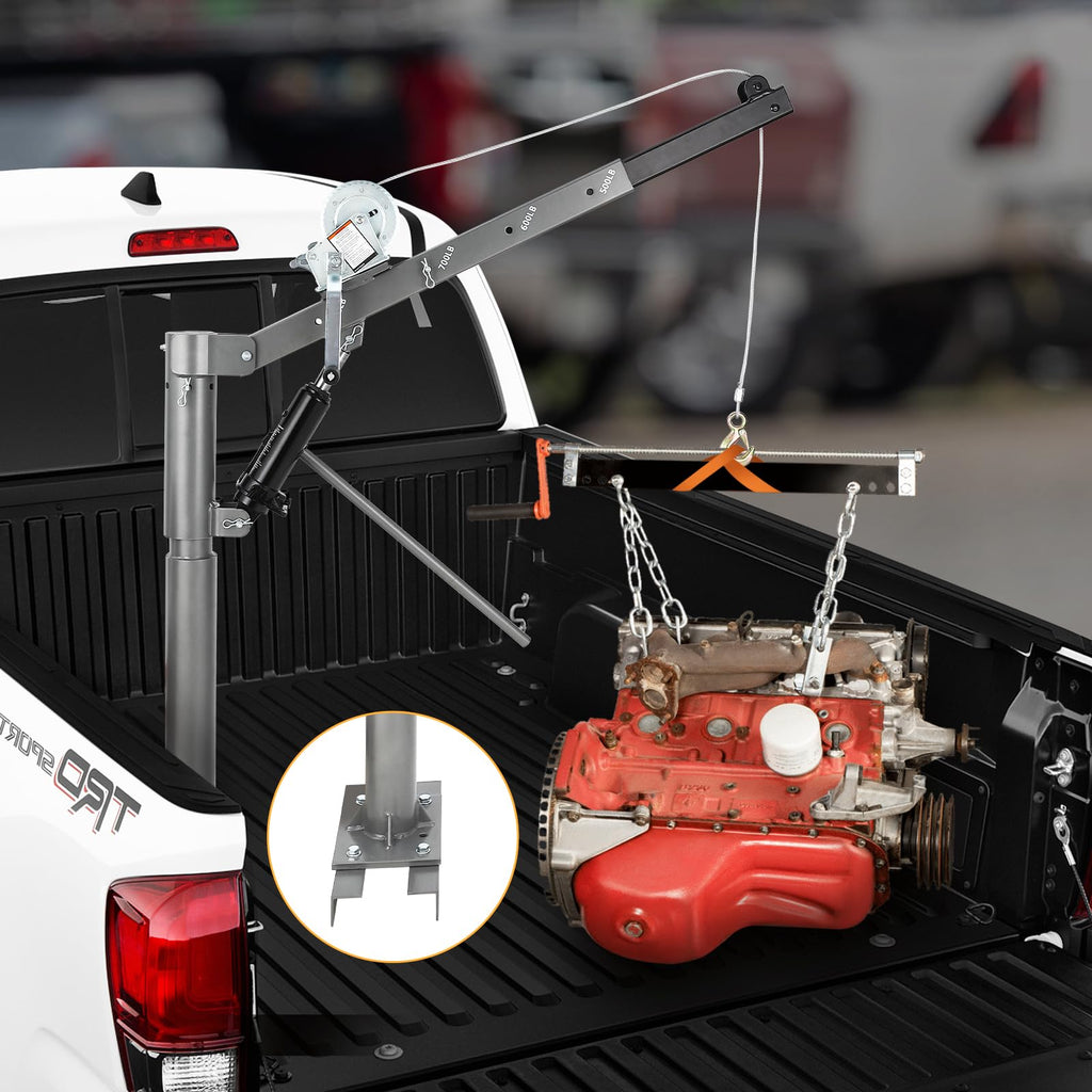 Hydraulic Pickup Truck Crane with 1000 lbs Capacity P27391