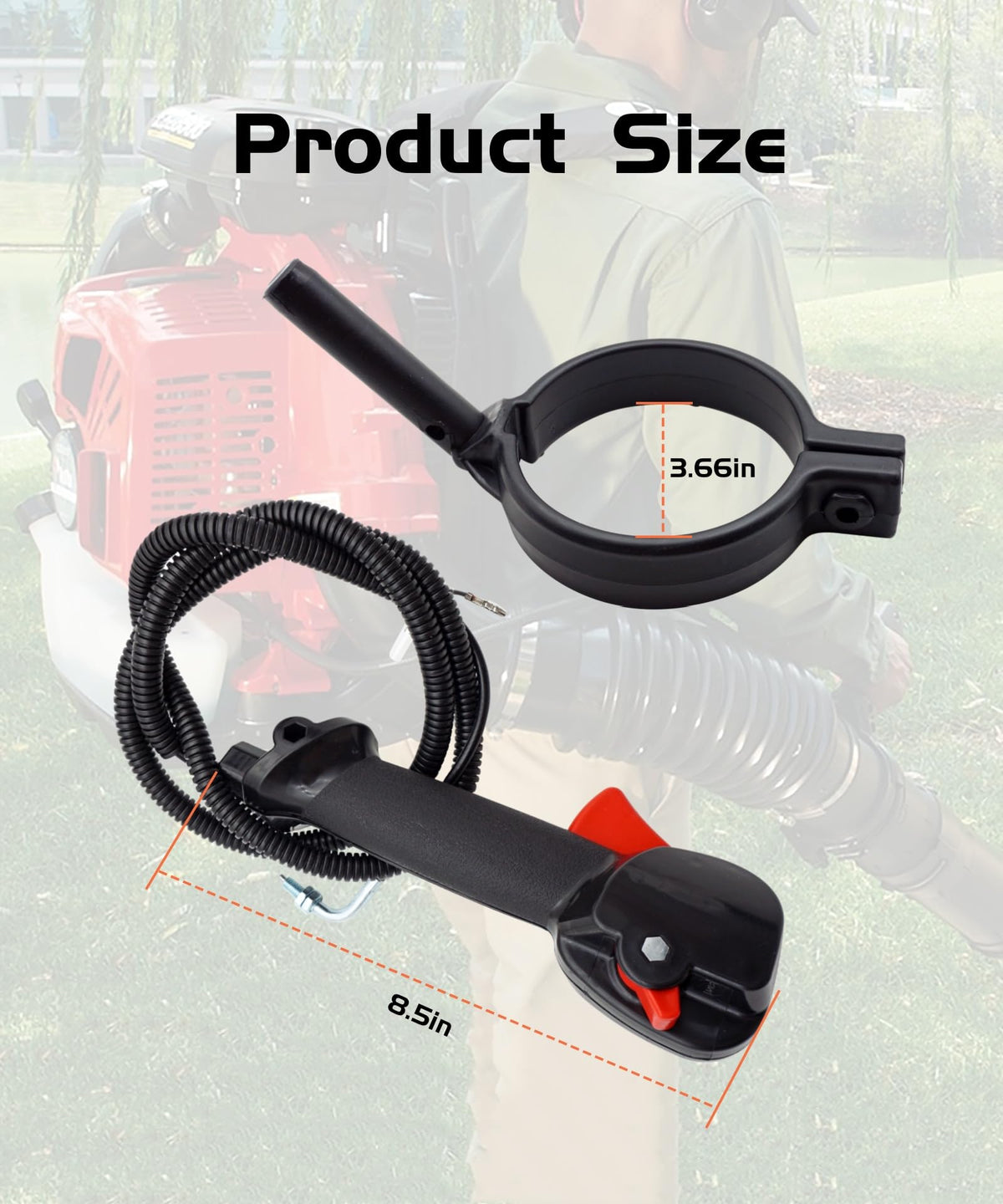 Throttle Control Lever Assembly for Backpack Leaf Blowers T178