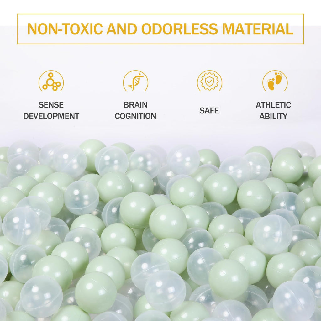Crush Proof Plastic Ball Pit Balls Pack of 100 B551485