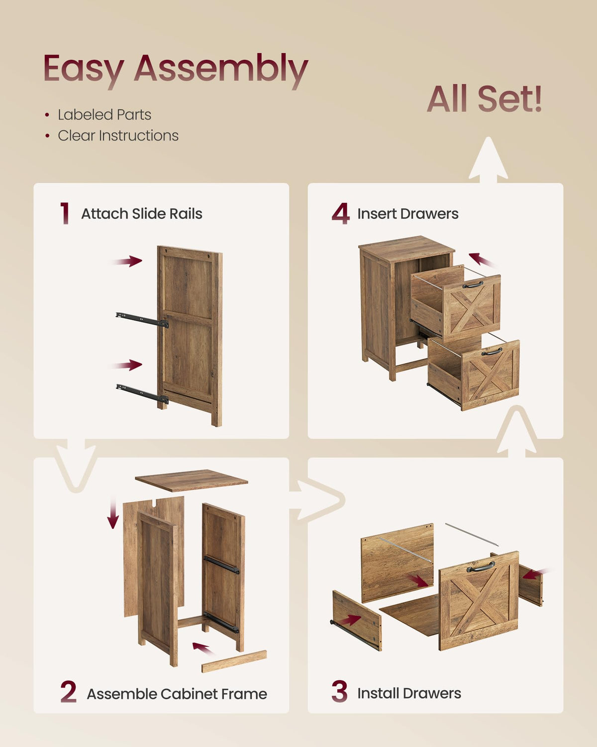 2-Drawer File Cabinet R73390
