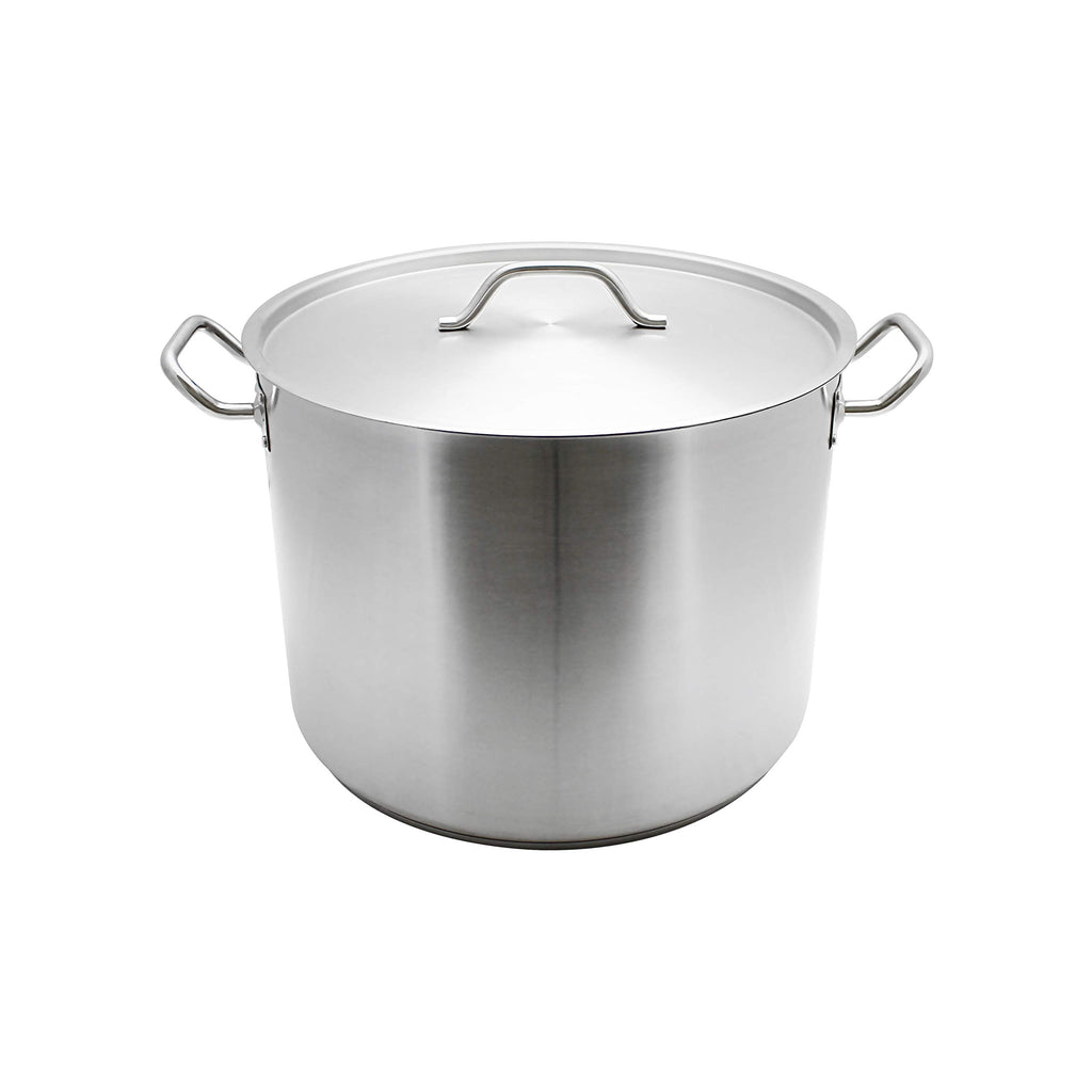 60 quart 18/8 Steel stock pot with lid G17186