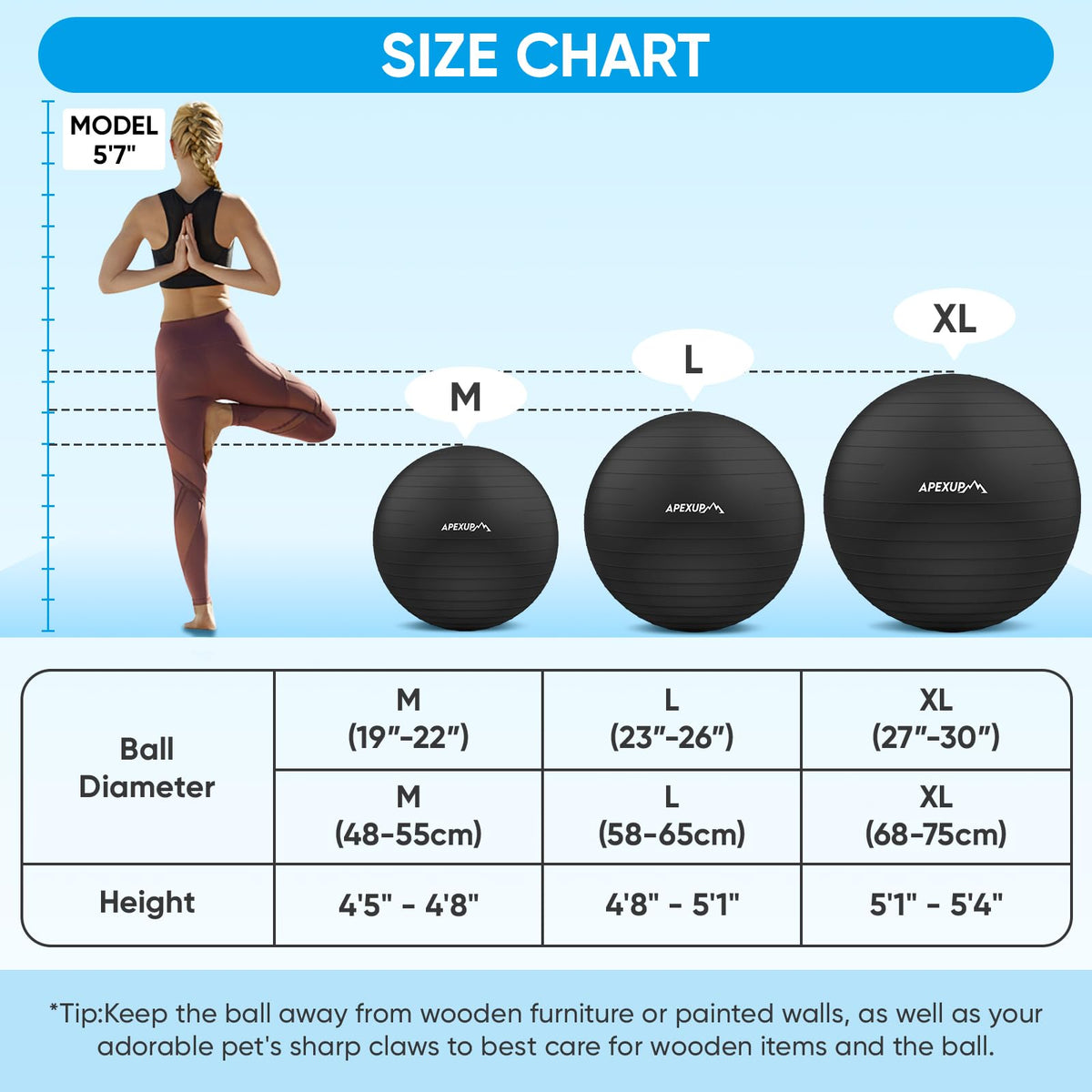 Adjustable Ankle Weights + Yoga Ball N335