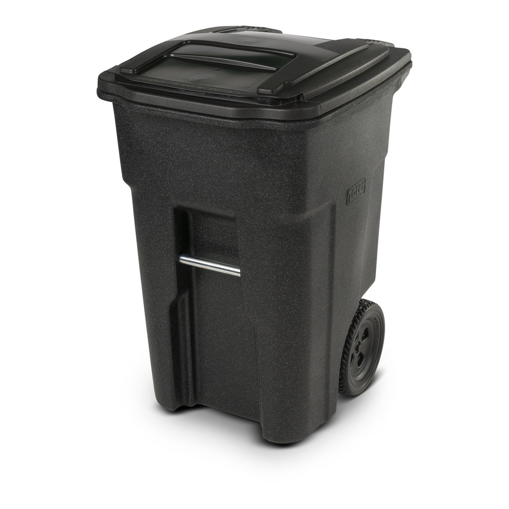 Blackstone Trash Can with Wheels and Attached Lid, 48 Gallon X668