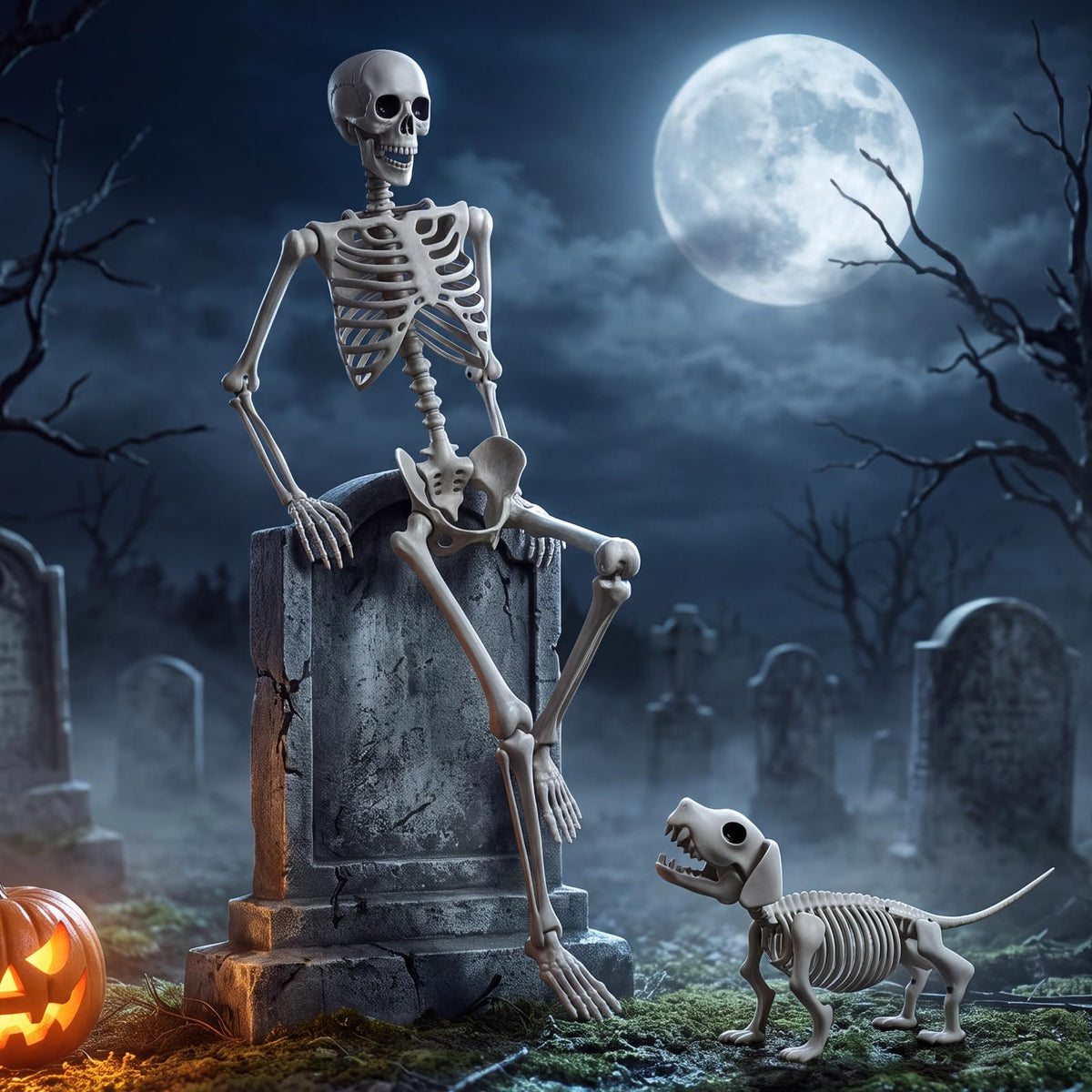 5.4FT Posable Skeleton G127