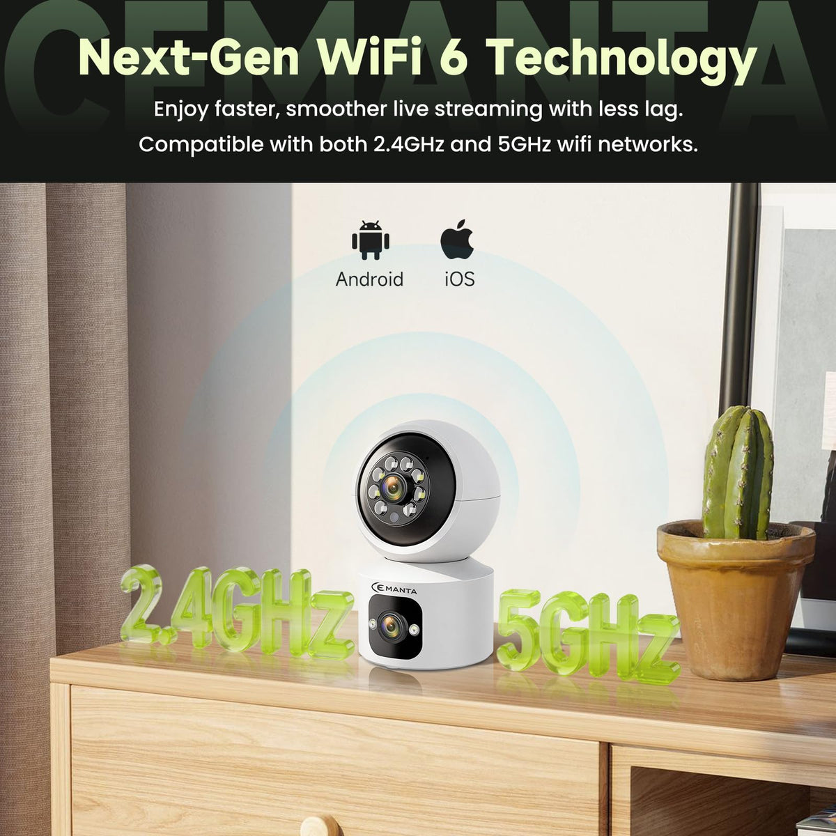 4MP Indoor Security Camera Y96616