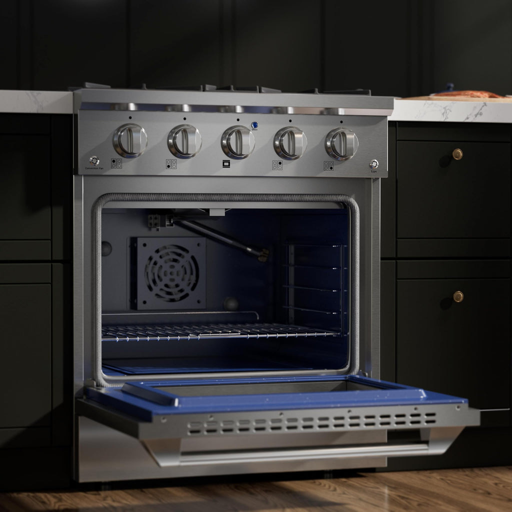 30" Gas Range with Dual-Ring Power Burner N648580