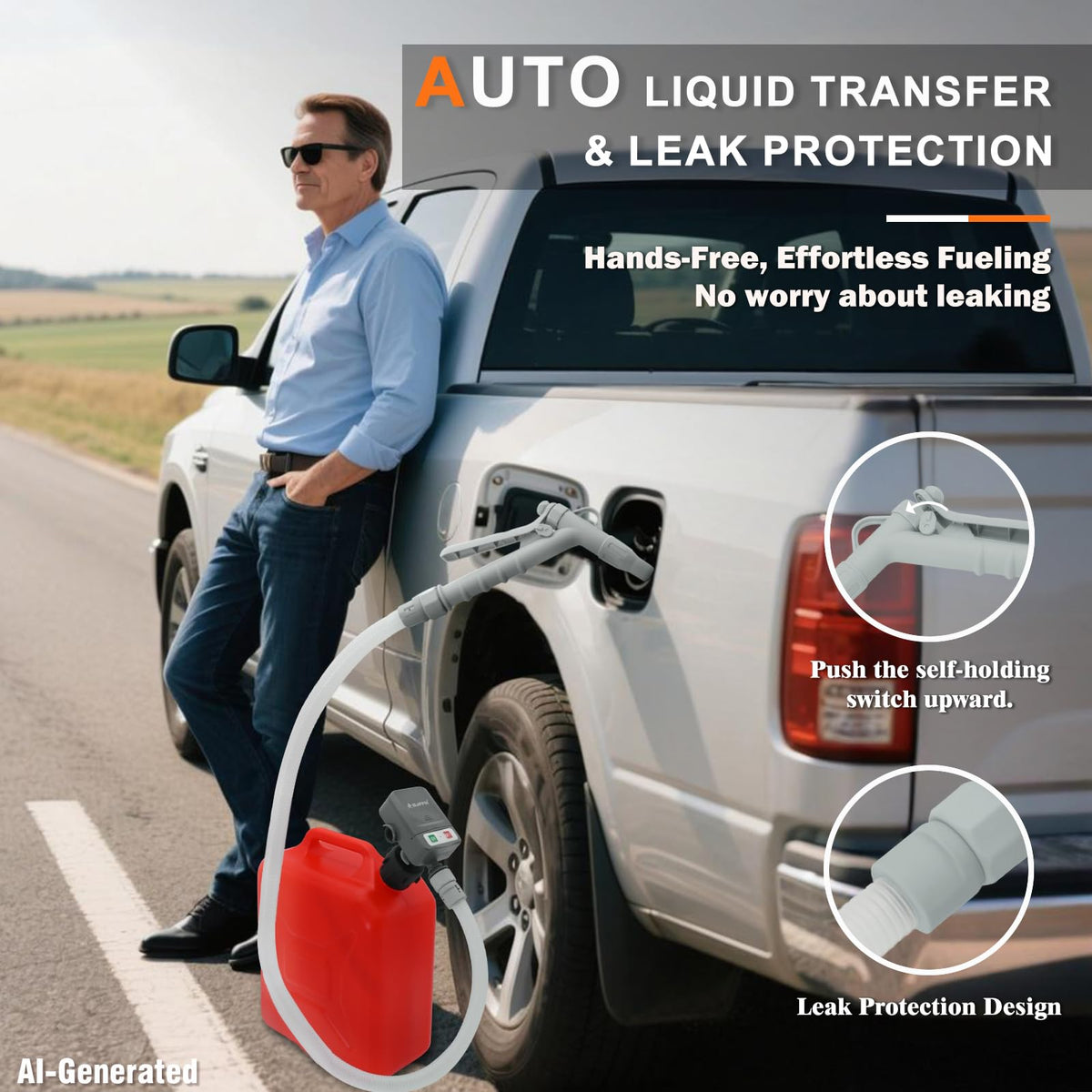 Portable Gas Can Fuel Pump R510