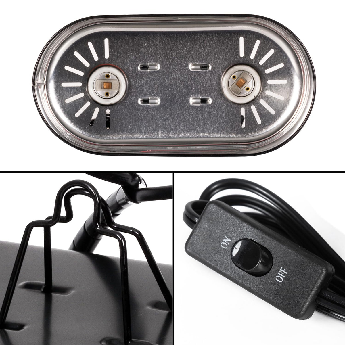 100W Basking Spot Light & 26W UVA UVB Bulb Combo Pack S928624