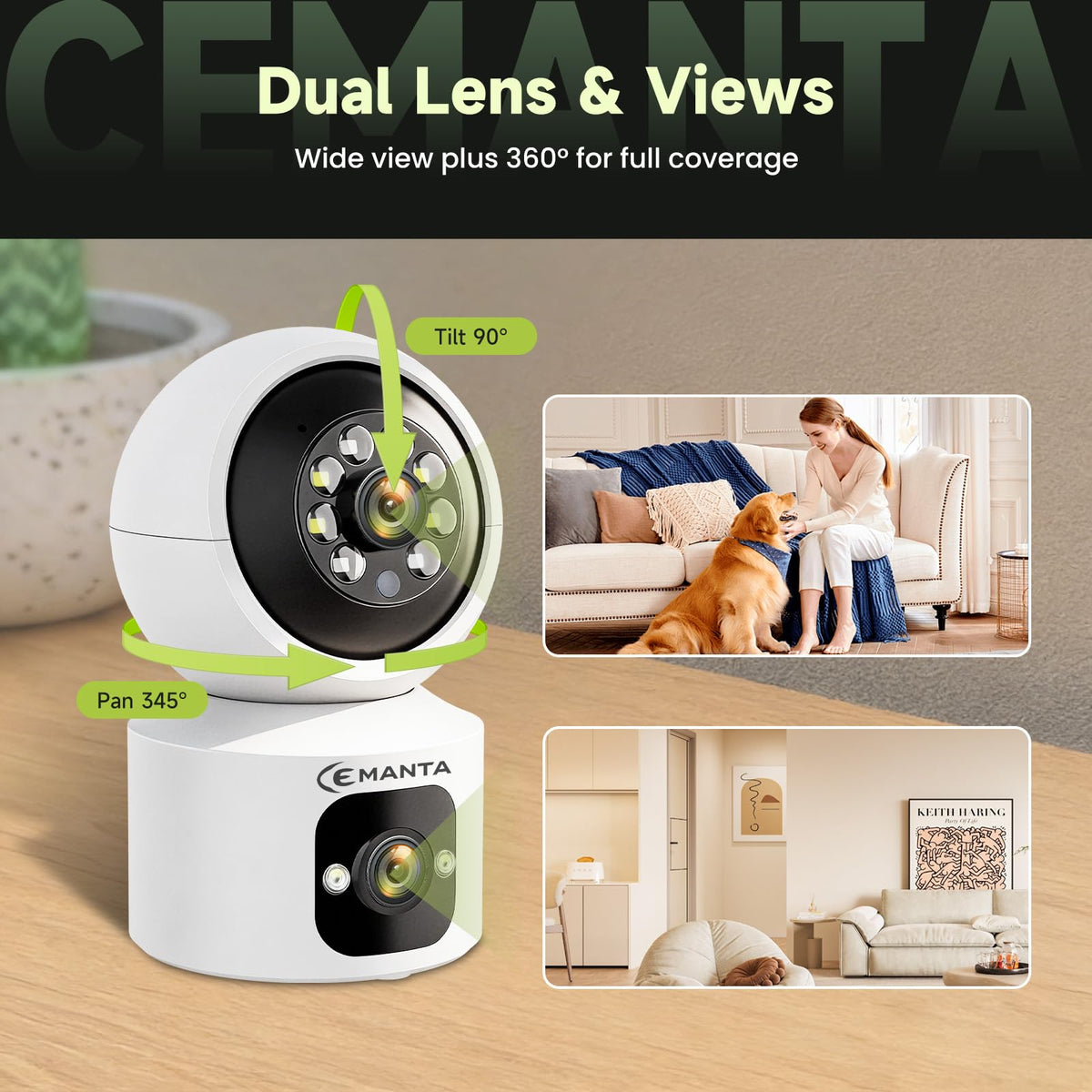 4MP Indoor Security Camera Y96616
