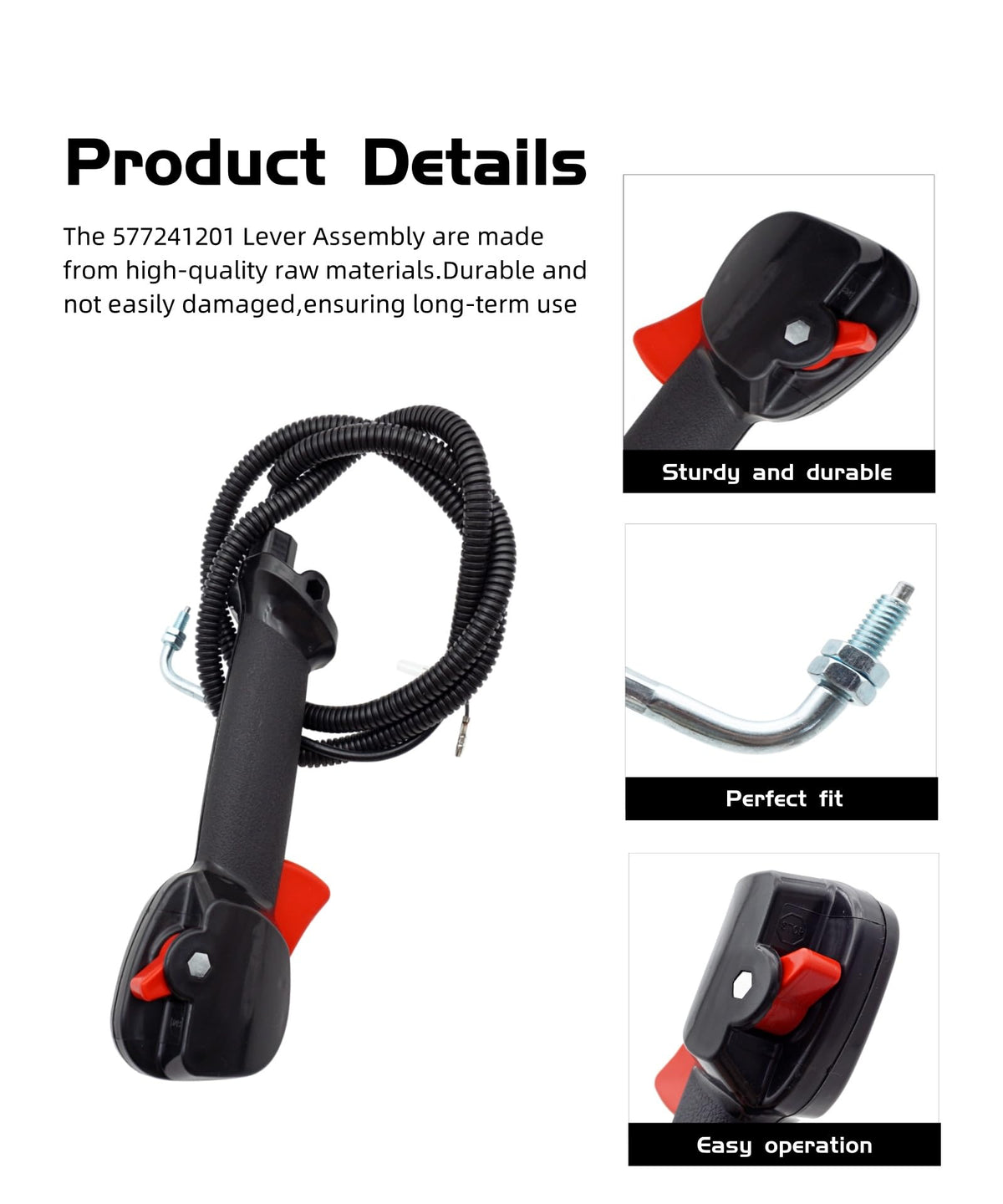 Throttle Control Lever Assembly for Backpack Leaf Blowers T178