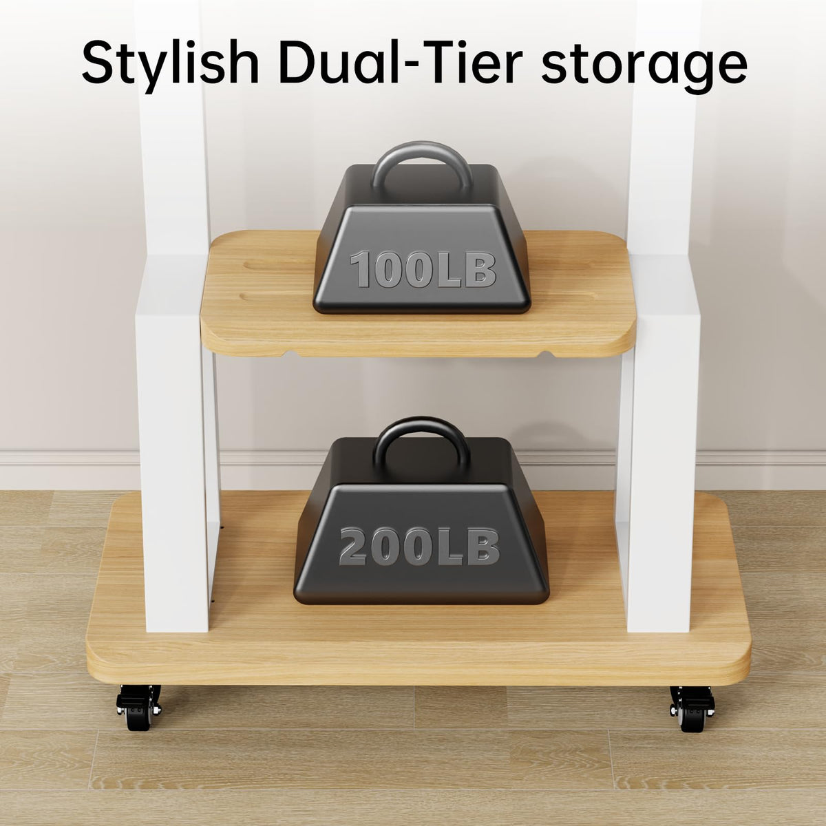 TV Stand on Wheels for 32-75 Inch TVs I9776