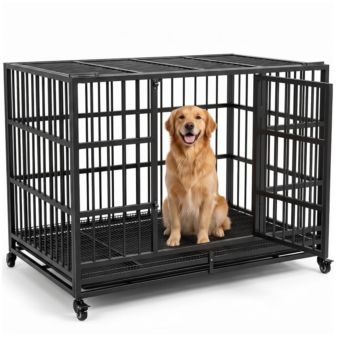48" Heavy Duty Dog Crate A724