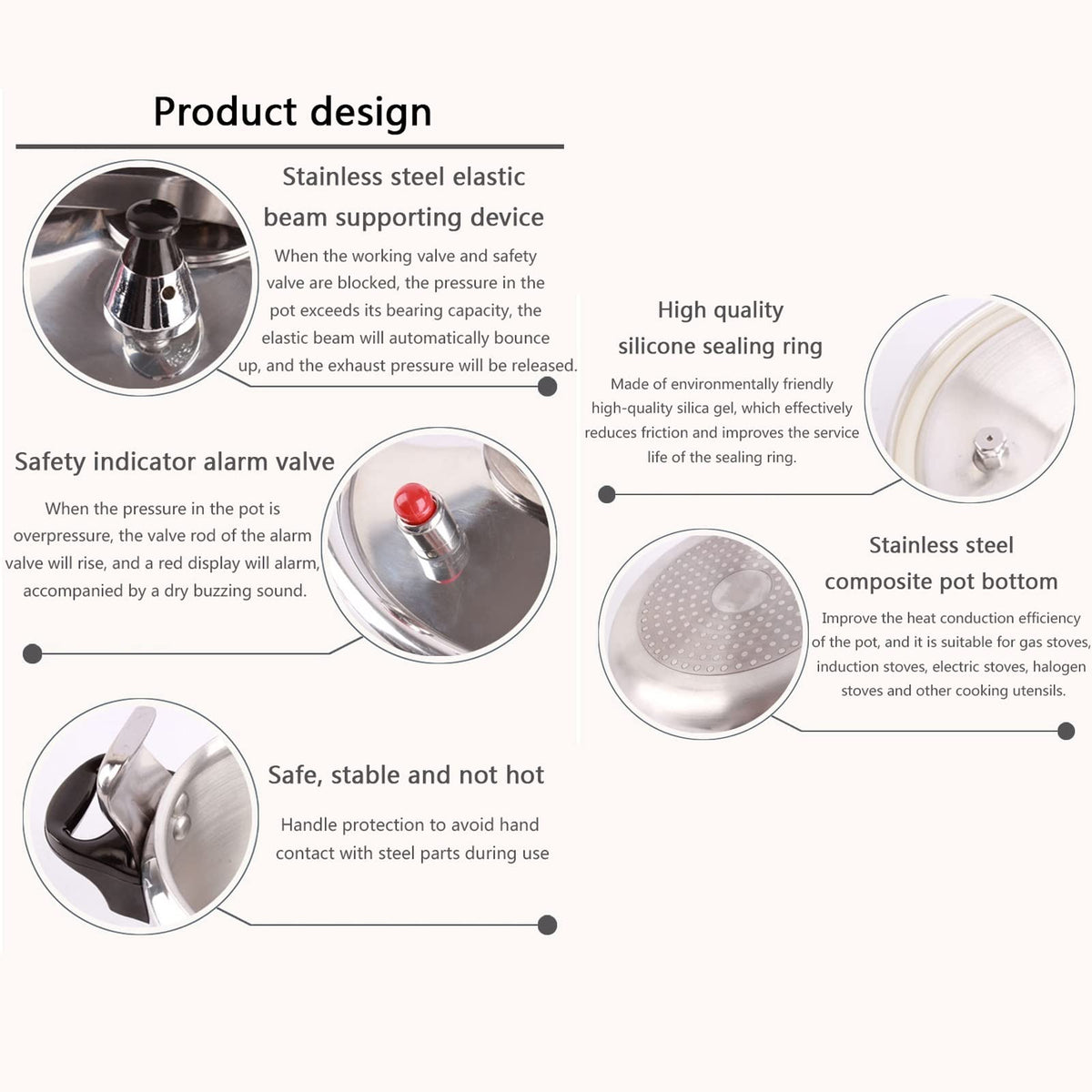 2L Aluminum Pressure Cooker J985187