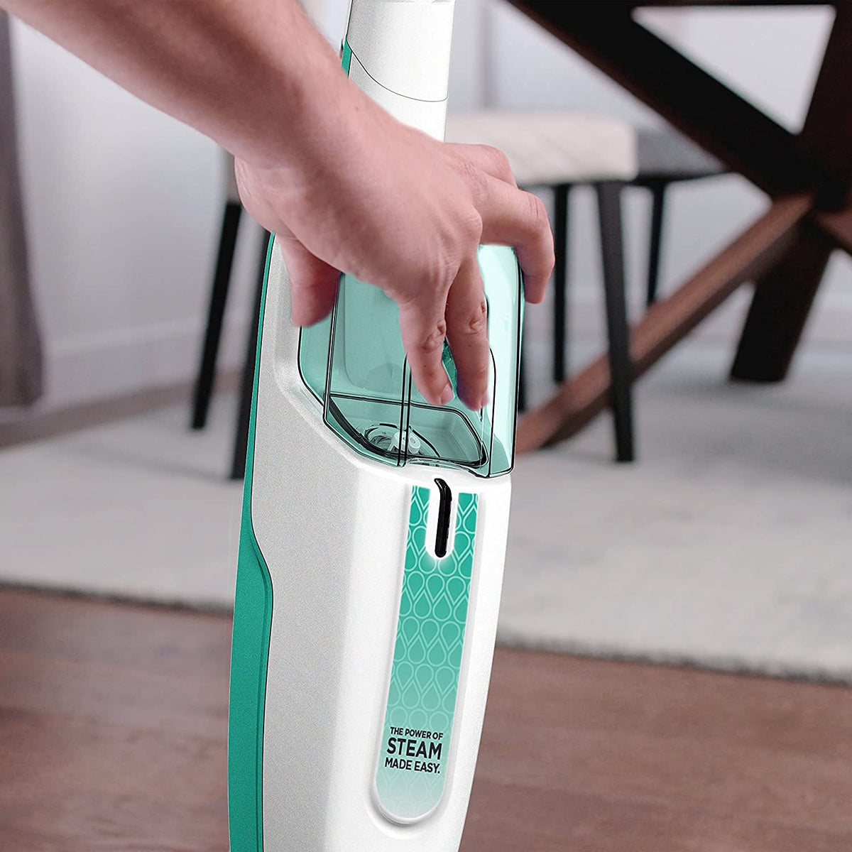 Steam Mop Hard Floor Cleaner with Removable Water Tank R208398