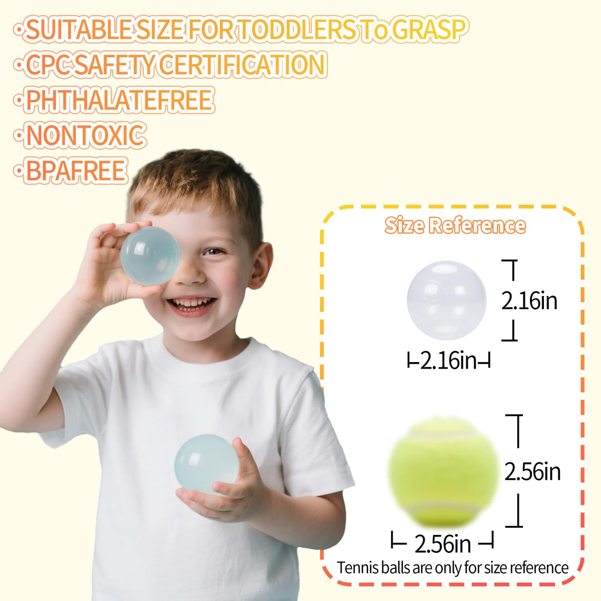 Crush Proof Plastic Ball Pit Balls Pack of 100 B551485