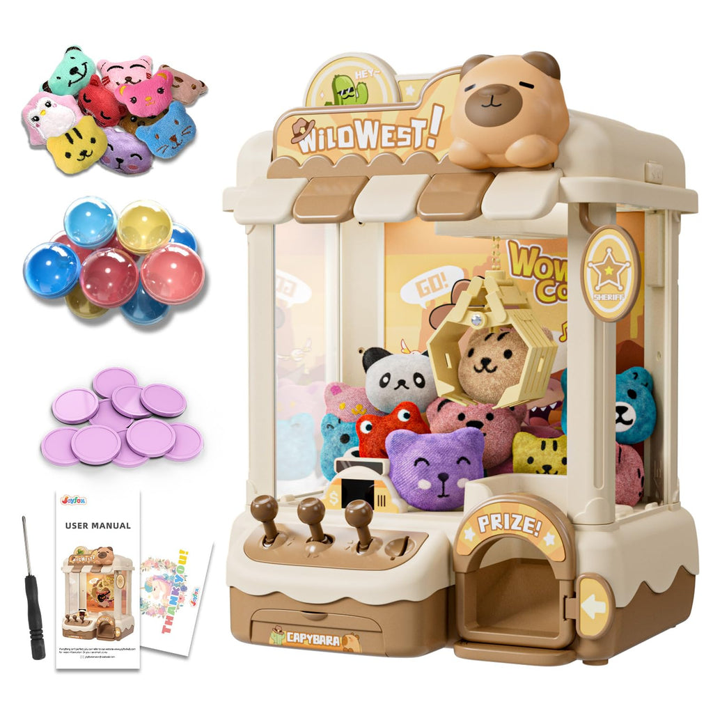 Claw Machine with Plush Toys and Capsules M967338