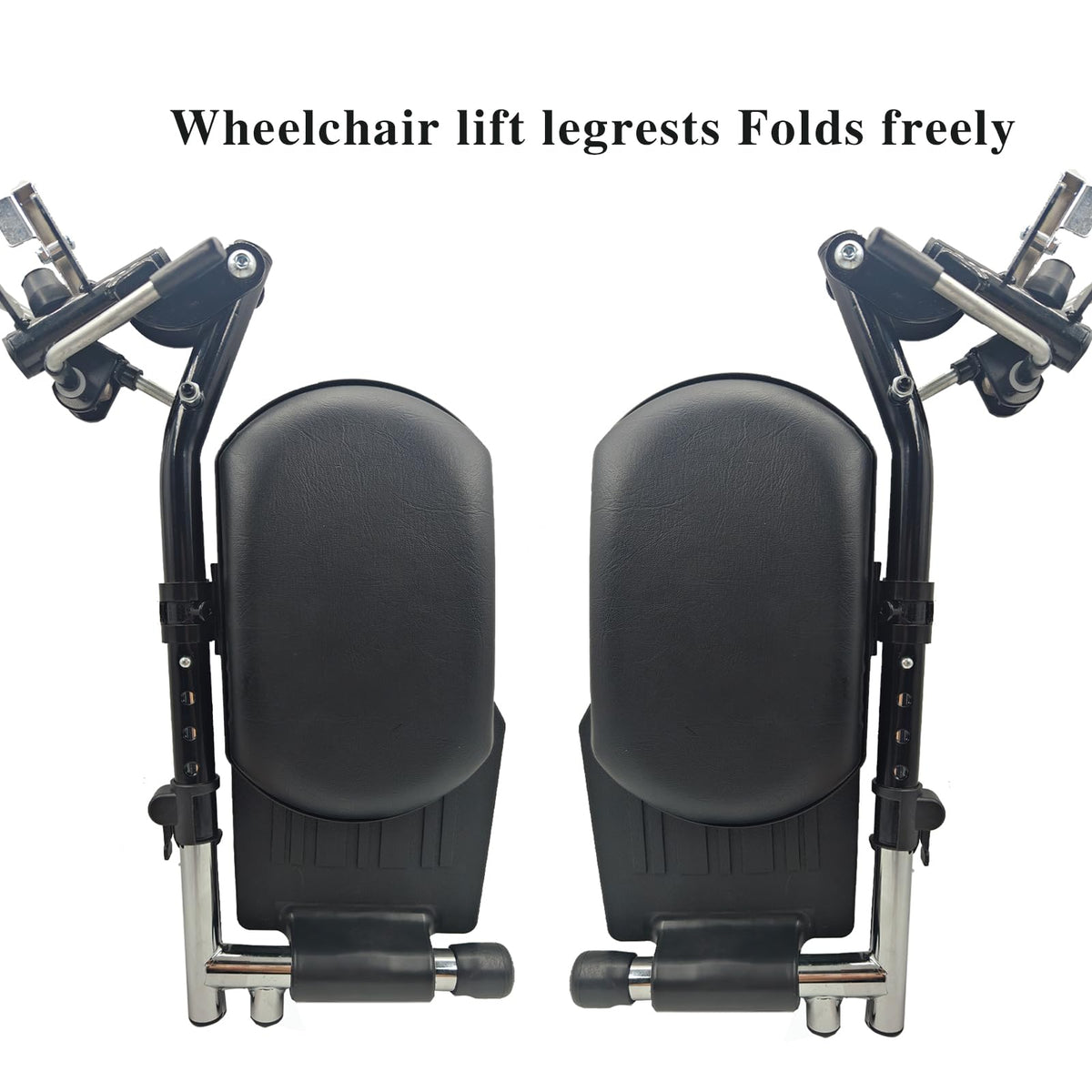 Black Padded Wheelchair Legrest Assembly A4850