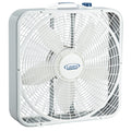 20 Inch 3 Speeds White Box Fan with Carry Handle W209