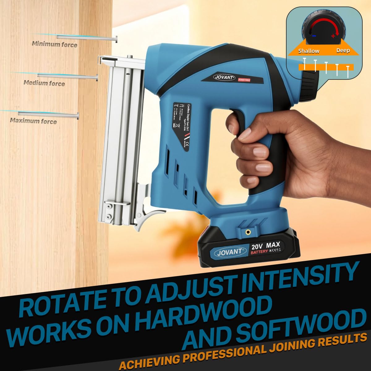 2-in-1 Cordless Nail Gun with Angle Grinder L312