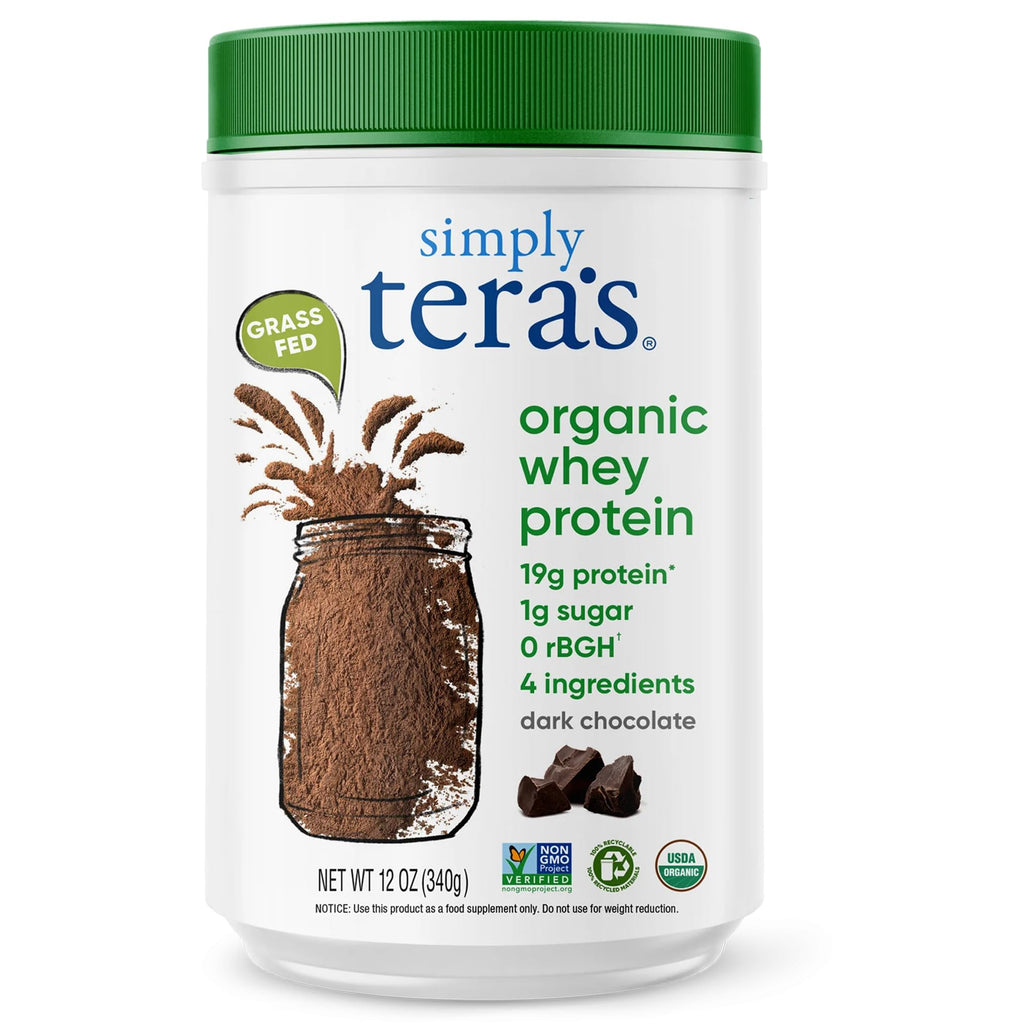 Organic Whey Protein Powder Dark Chocolate 12 Oz X774873