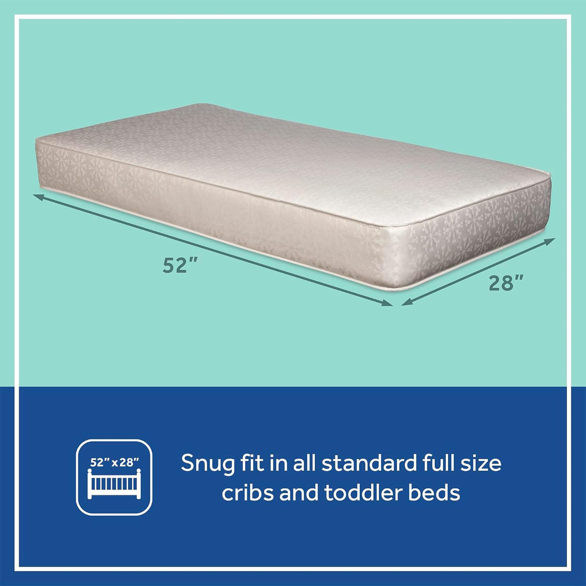 2 Stage Crib and Toddler Bed Mattress K34602