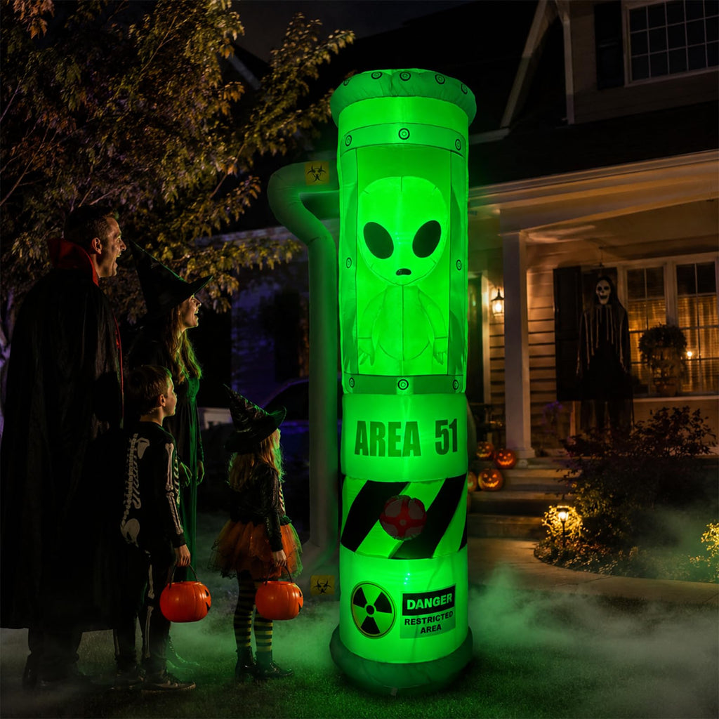 8FT Inflatable Outdoor Decoration with LEDs Q53248