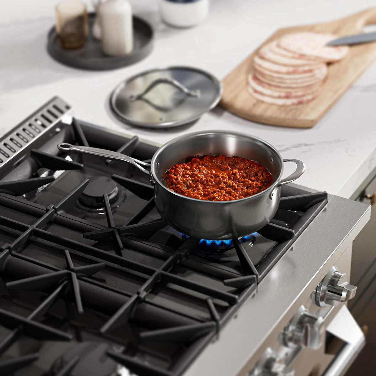 30" Gas Range with Dual-Ring Power Burner N648580