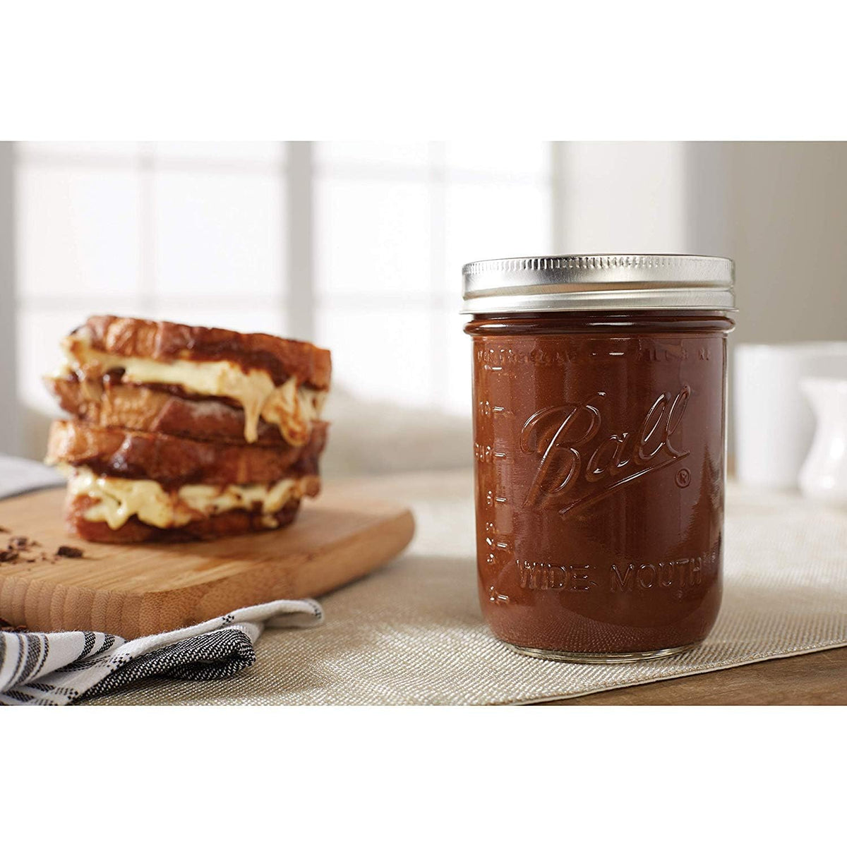 Wide Mouth Pint Mason Jars with Lids & Bands 16-oz 2-Pack D16513