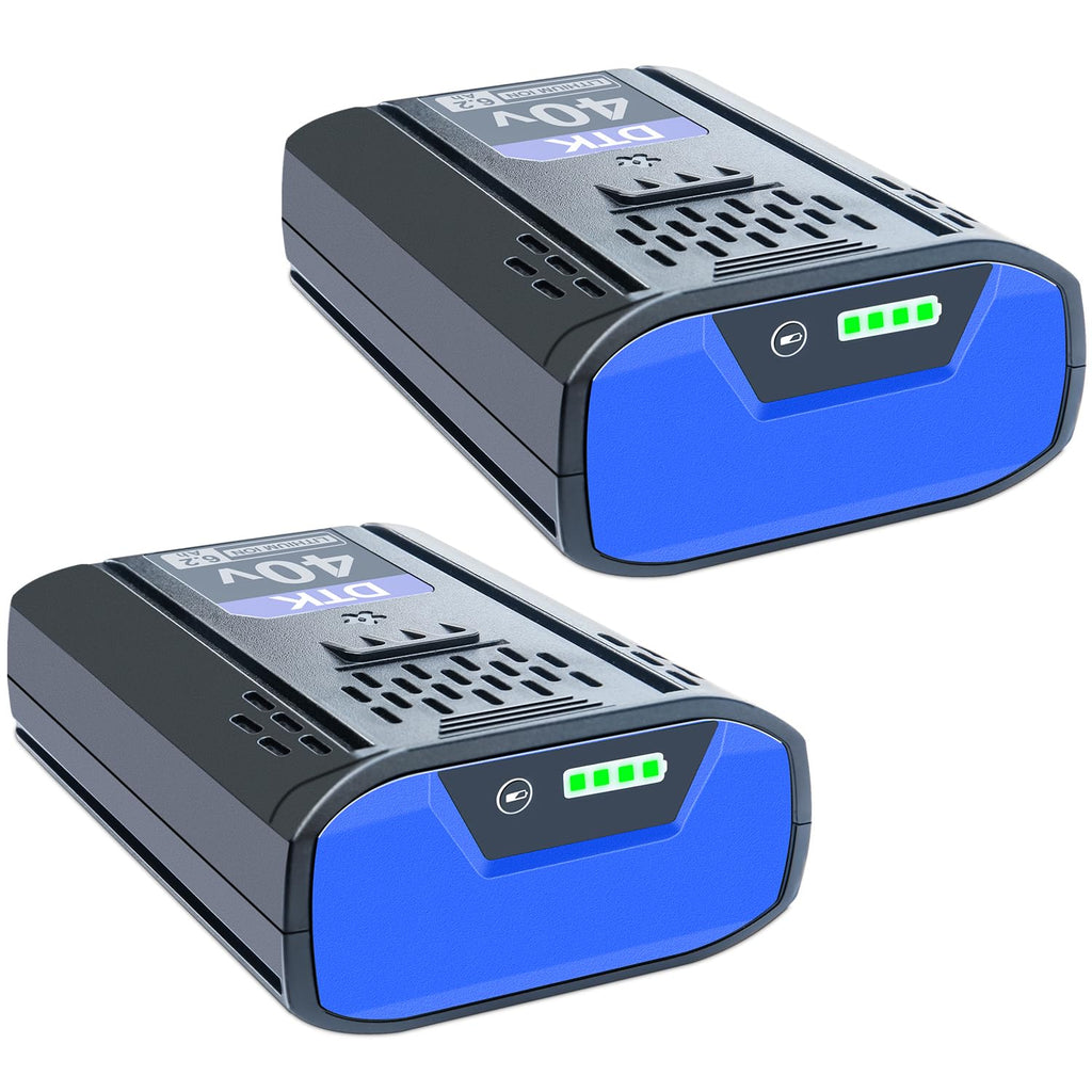40V 6200mAh Cordless Power Tool Battery 2 Packs R972