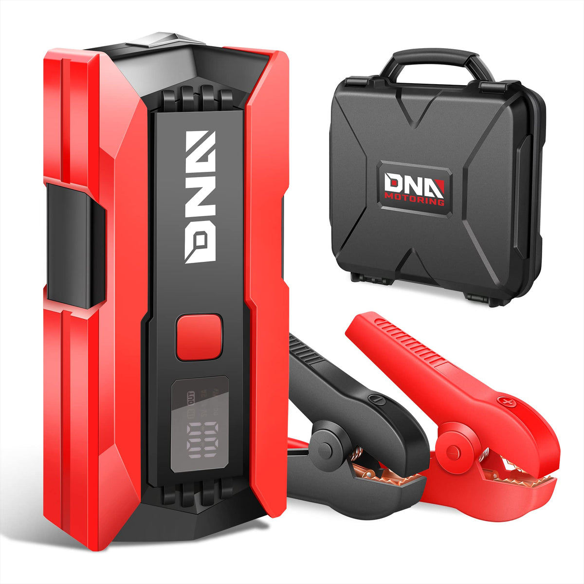 12V 2000A Peak Portable Car Battery Jump Starter with Carry Case W941